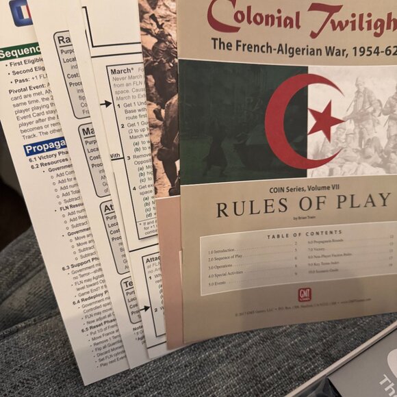 Colonial Twilight: The French-Algerian War, 1954-62 (open, unpunched) GMT 1704 - Picture 8 of 16